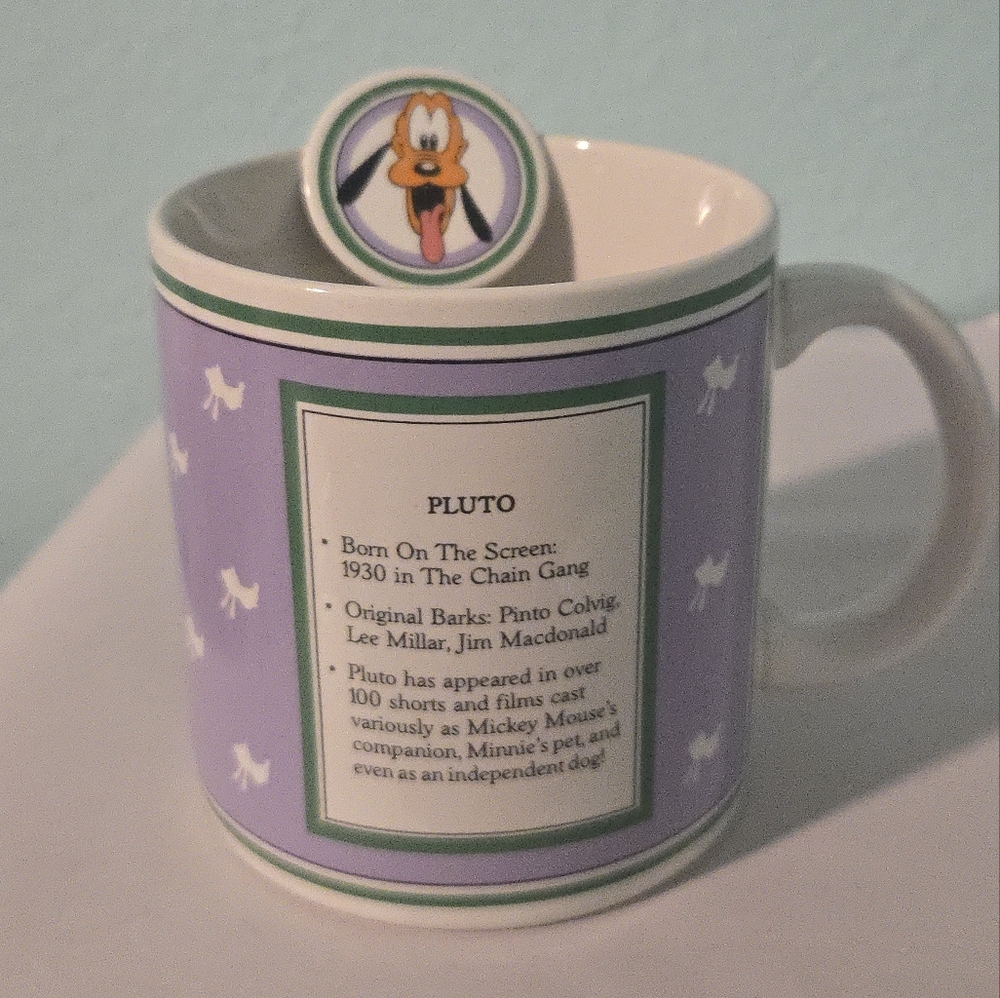 Disney Purple and White Pluto Mug